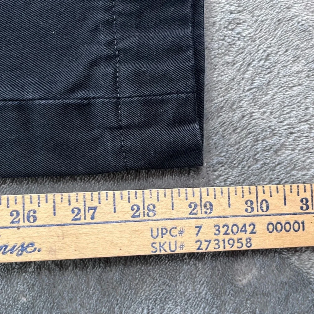 Polo Ralph Lauren Preston Pant Mens 40x32 Black Cotton Chino Straight Trousers